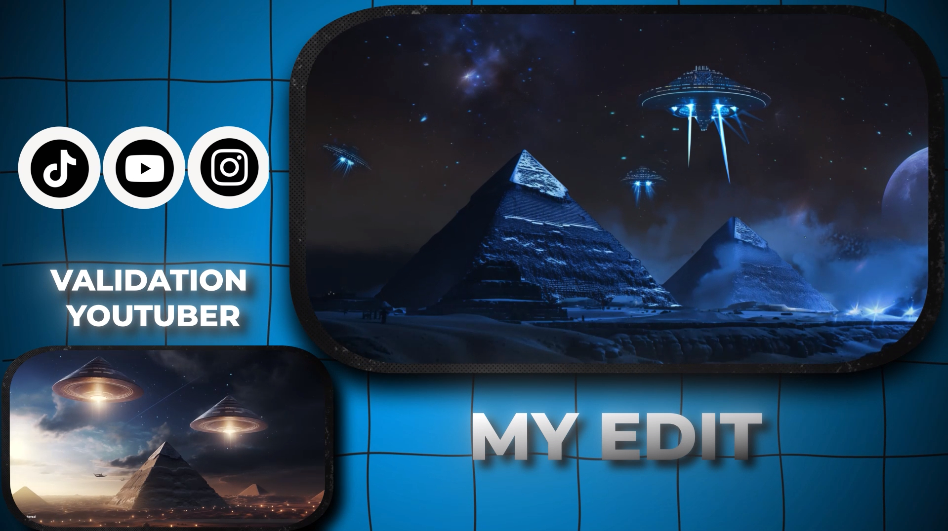 The pyramids conspiracy of theories